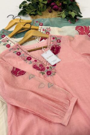 SZ1055 - Mul chanderi suit