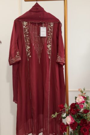 SZ1187 - Mul chanderi suit