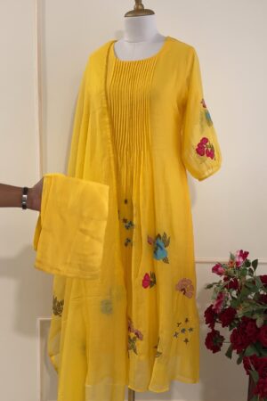 SZ1191 - Mul chanderi suit