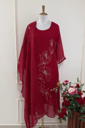 SZ1190 - Mul chanderi suit