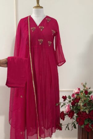 SZ1193 - Mul chanderi suit