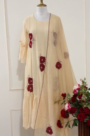 SZ1202 - Mul chanderi suit