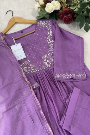 SZ1219 - Mul chanderi suit